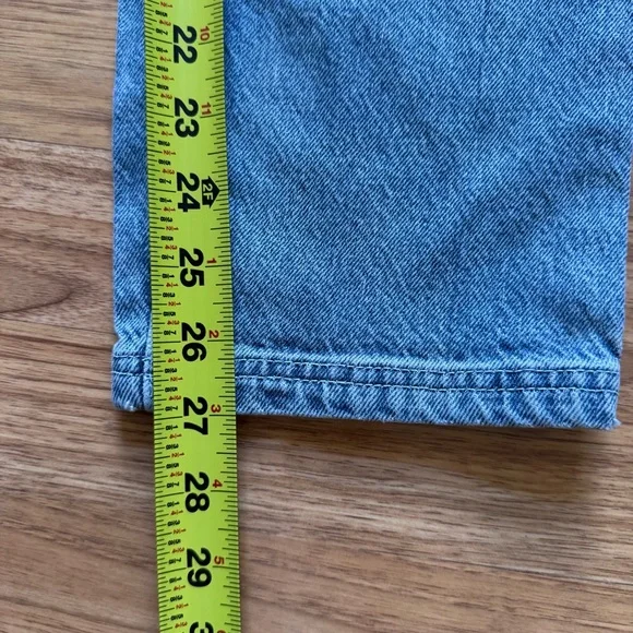 Anthropology Pilcro The Wanderer Relaxed Jeans Blue Denim Boho Straight 27 - Picture 10 of 16